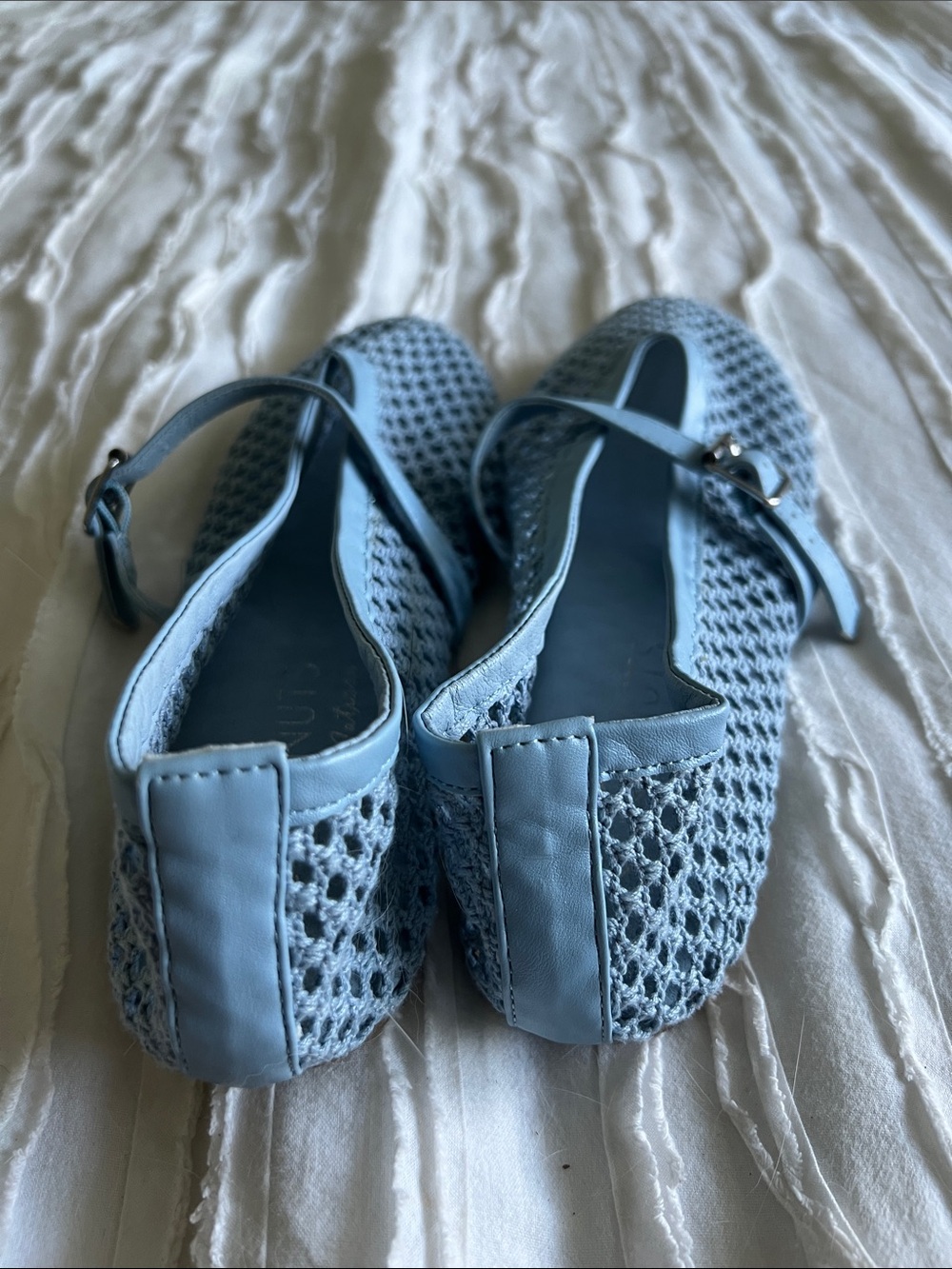 Coconuts by Matisse Blue Mesh Mary Jane Flats - Picture 3 of 7